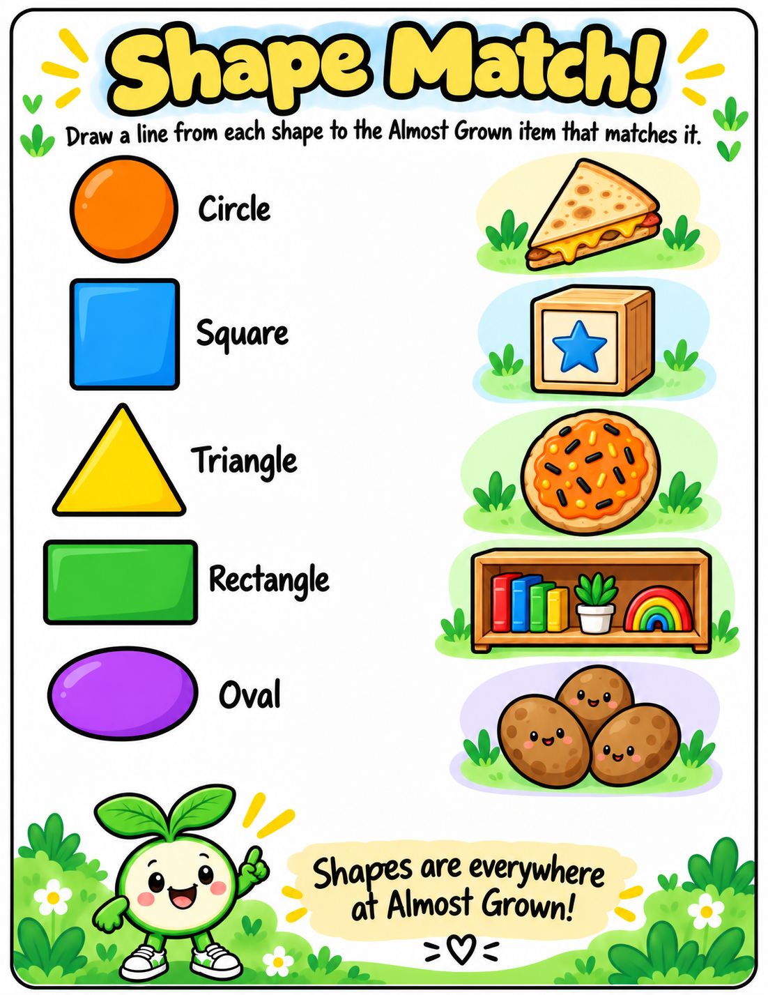 Activity Booklet image 10: Page 10 - Shape Match