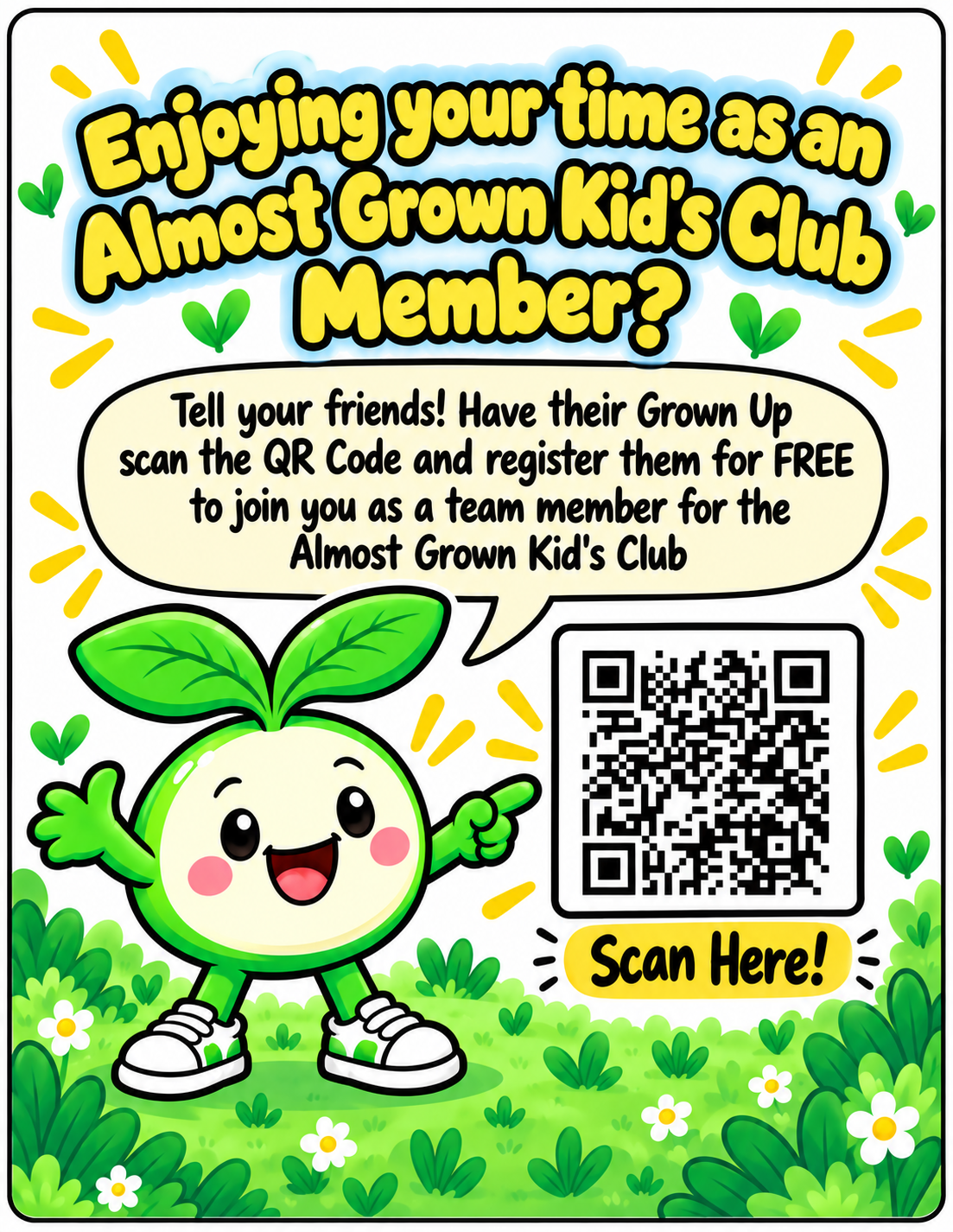 Activity Booklet image 11: Back Cover - QR Code to Membership Page on Site